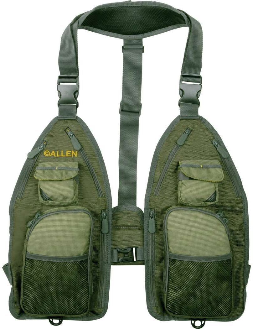 Allen Company Allen Ultra-Light Gallatin Strap Fly Fishing Vest, Green