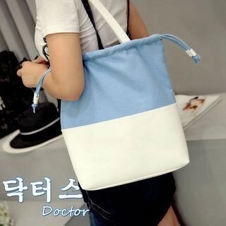 Clair Fashion Color-Block Tote Bag  - Accessories