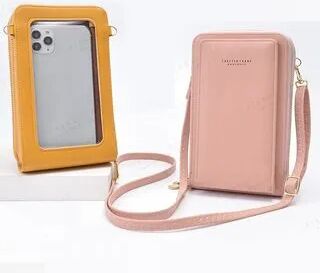 tablarosa Plain Crossbody Phone Pouch  - Accessories