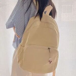 Bolso Plain Canvas Backpack  - Accessories