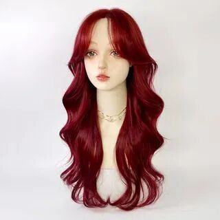 Jellyfish Long Full Wig - Wavy Red - One Size  - Accessories
