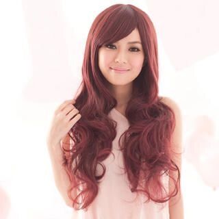 Clair Beauty Long Full Wig - Wavy Red - One Size  - Accessories