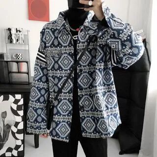 Mister Fude Paisley Print Button-Up Jacket  - Mens