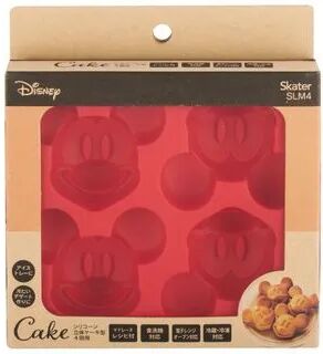 Skater Mickey Mouse Silicone Baking Mold One Size  - Womens