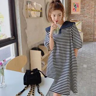 QUAIN Striped Dress  - Womens