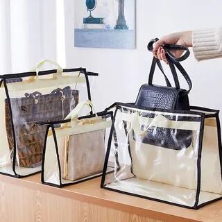 Meetyou Transparent PVC Handbag Dust Cover (various designs)  - Womens