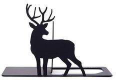 BABOSARANG Urban Series Book End - Buck Male Deer - Black - One Size  - Womens