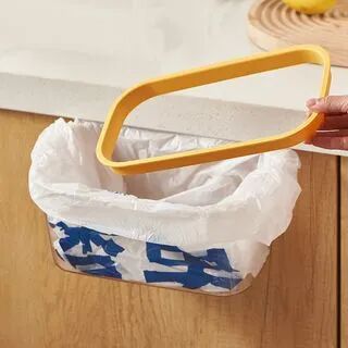 Popcorn Kitchen Plastic Hanging Trash Bin  - Womens