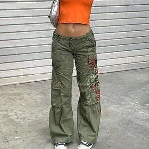 BrickBlack Printed Wide-Leg Pants  - Womens