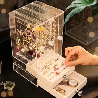 Chiseoul Acrylic Jewelry Box  - Womens