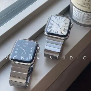 Just In Case Stainless Steel Apple Watch Band / Watch Protection Case / Set  - Accessories