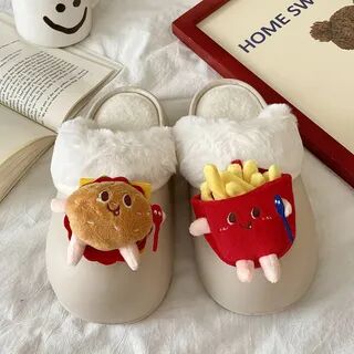 RevaBev Food Accent Slippers  - Footware