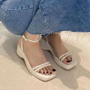 Anran Ankle Strap Platform Chunky Heel Sandals  - Footware
