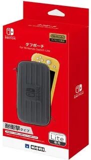 HORI Nintendo Switch Lite Tough Pouch (Black x Grey) One Size  - Womens