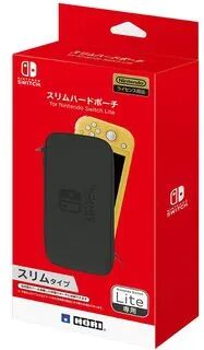 HORI Nintendo Switch Lite Slim Hard Pouch BLACK One Size  - Womens