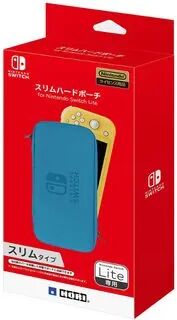 HORI Nintendo Switch Lite Slim Hard Pouch BLUE One Size  - Womens