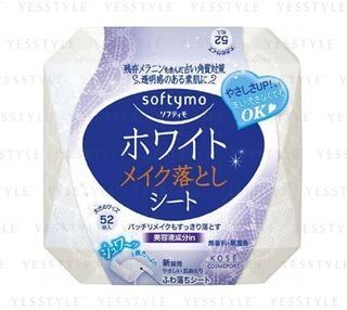 Kose - Softymo Super White Makeoff Sheet 52 pcs  - Cosmetics