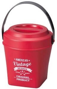 Hakoya American Vintage Tall Bucket Lunch Box (Red) One Size  - Womens