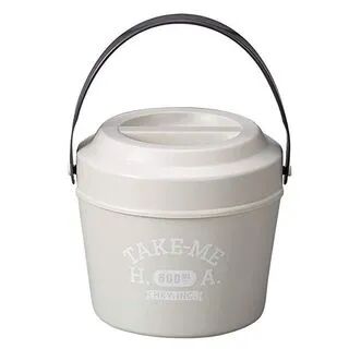 Hakoya Bucket Lunch Box (Take me) (Grey) One Size  - Womens