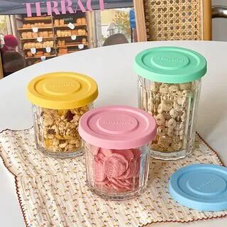 Moonap Glass Food Container (various designs) / Set  - Womens