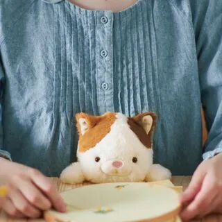 MDS Dreams Funbaru Zoo Improve Sitting Posture Plush Toy (Calico Cat) One Size  - Womens