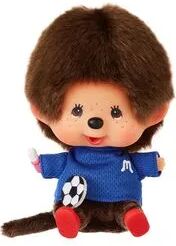 Sekiguchi Lets! Sport Monchhichi Football Boys Plush Toy One Size  - Womens