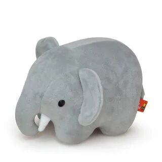 Sekiguchi Bruna Family Elephant Plush Toy SS (Gray) One Size  - Womens