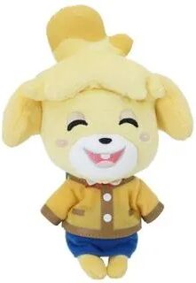 San-ei Boeki Animal Crossing Plush Toy S (Isabelle Smile) One Size  - Womens