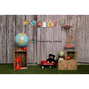 Kate Back to School Backdrop Outdoor Designed by Melissa King, 7x5ft(2.2x1.5m)