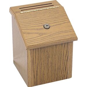 Safco Locking Wood Suggestion Box