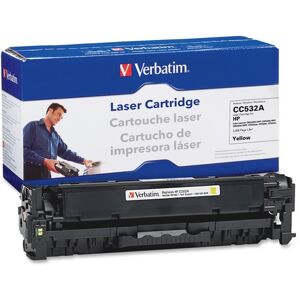 Verbatim Remanufactured Laser Toner Cartridge alternative for HP CC532A Yellow