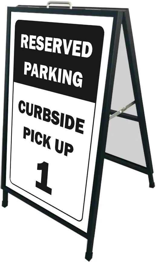 Bannerbuzz Reserved Parking Curbside Pick Up Metal Frames