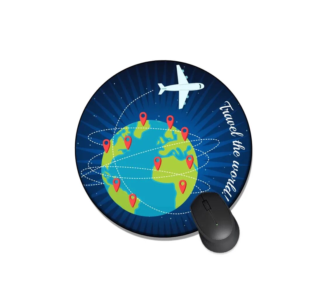 Bannerbuzz Mouse Pads - Round