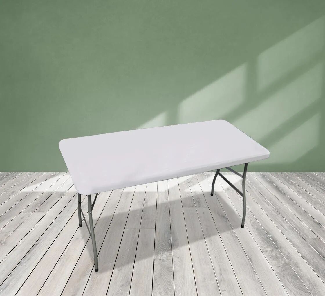 Bannerbuzz 4' Rectangle Table Toppers - White