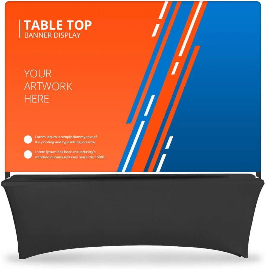 Bannerbuzz Table Top Banner - Back Wall Display