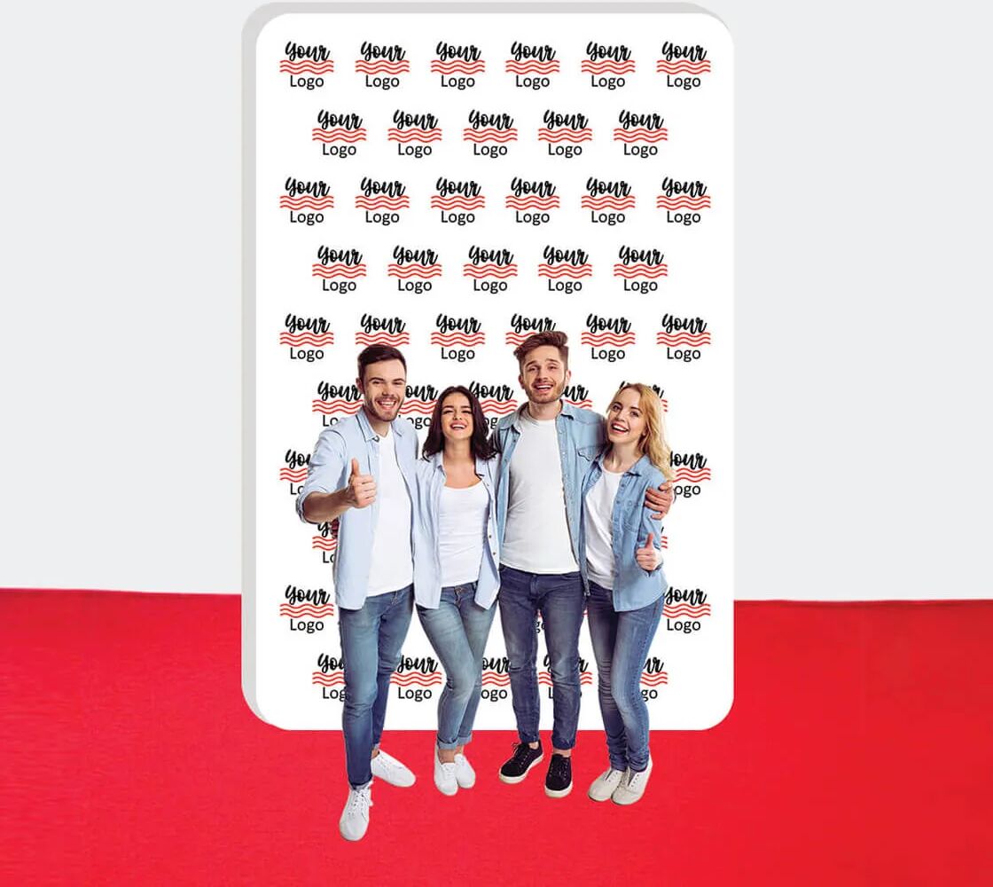 Bannerbuzz 10 ft x 15 ft Step and Repeat Wall Box Fabric Display