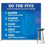 Bannerbuzz Do the Five Help Stop Spread Coronavirus Straight Pillow Case Backdrop