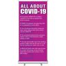 Bannerbuzz All About Coronavirus Disease Roll Up Banner Stands