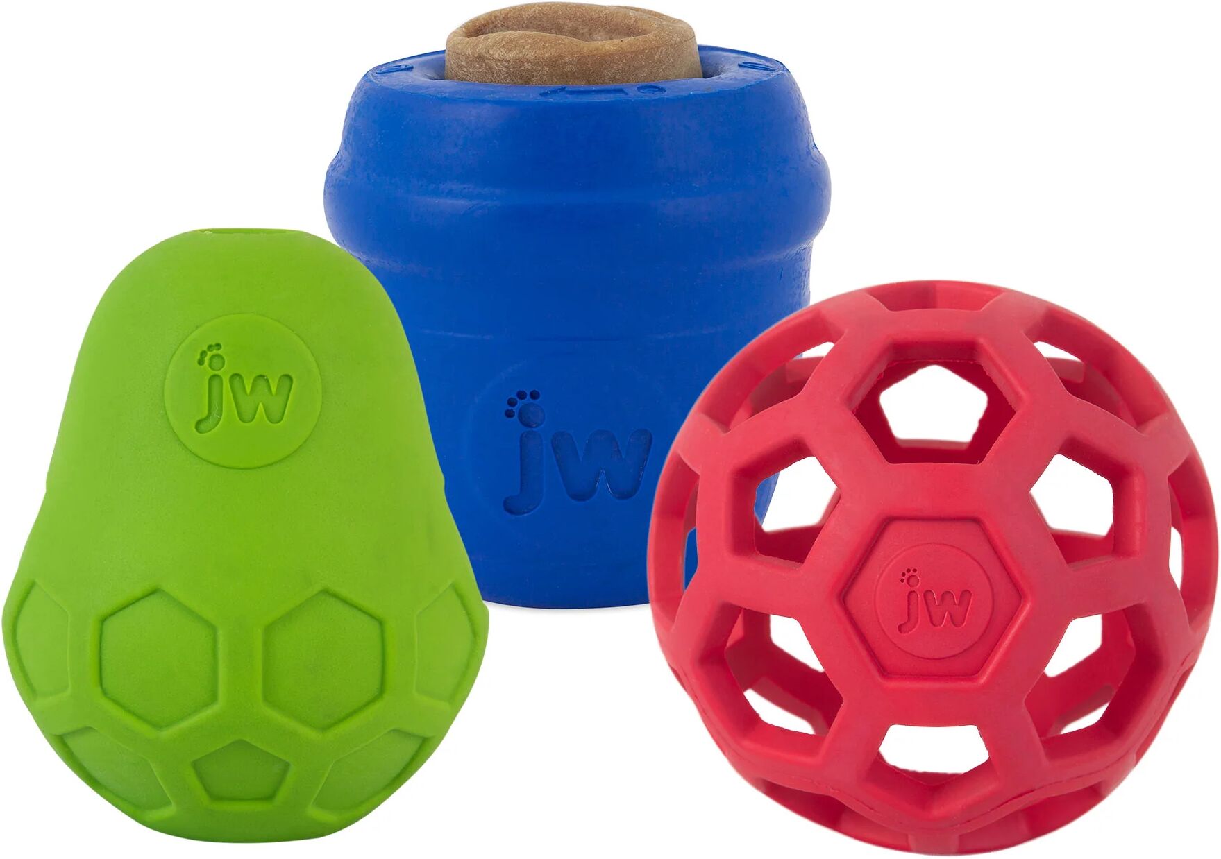 JW Dog Treat Toy Trio