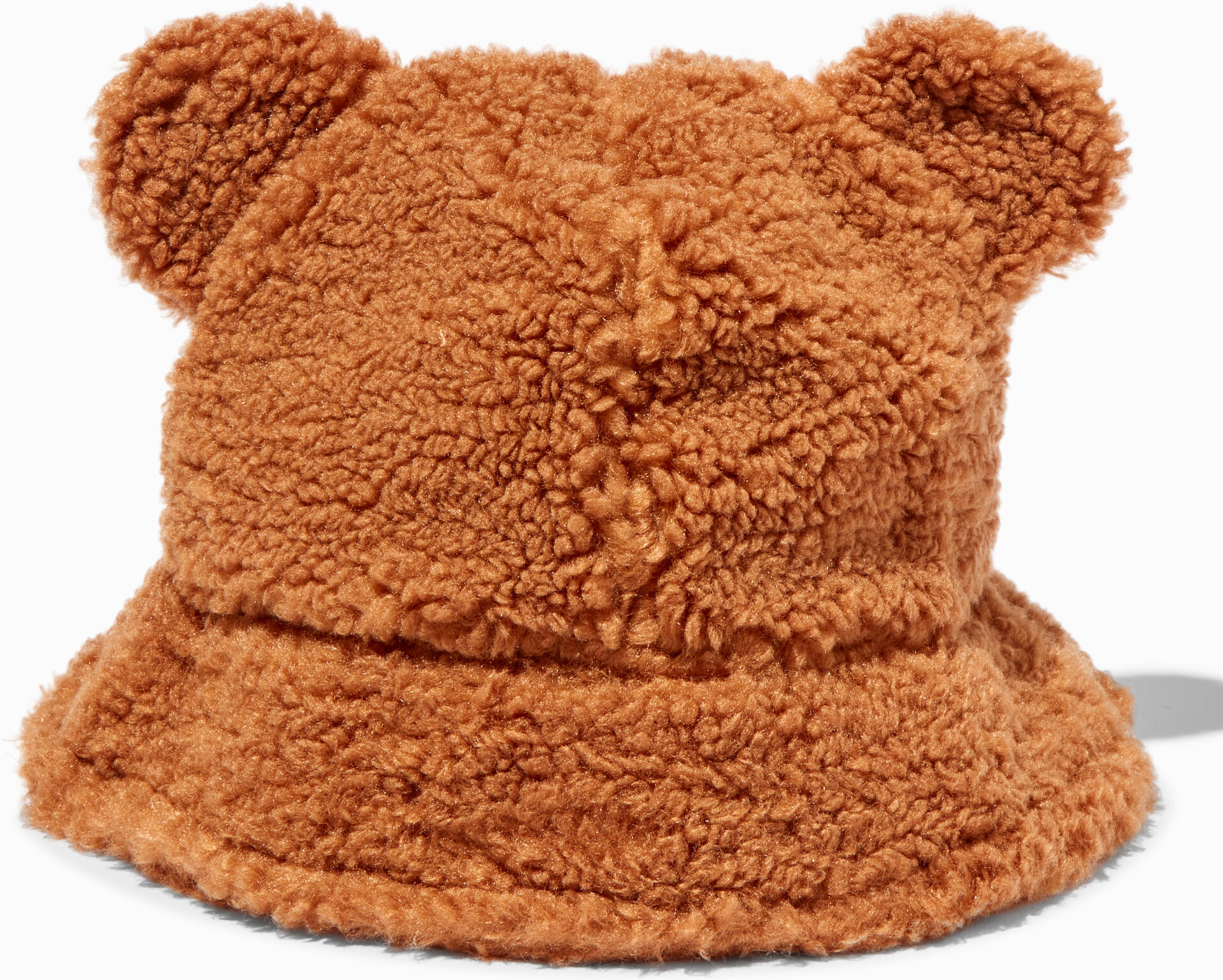 Claire's Brown Bear Sherpa Bucket Hat