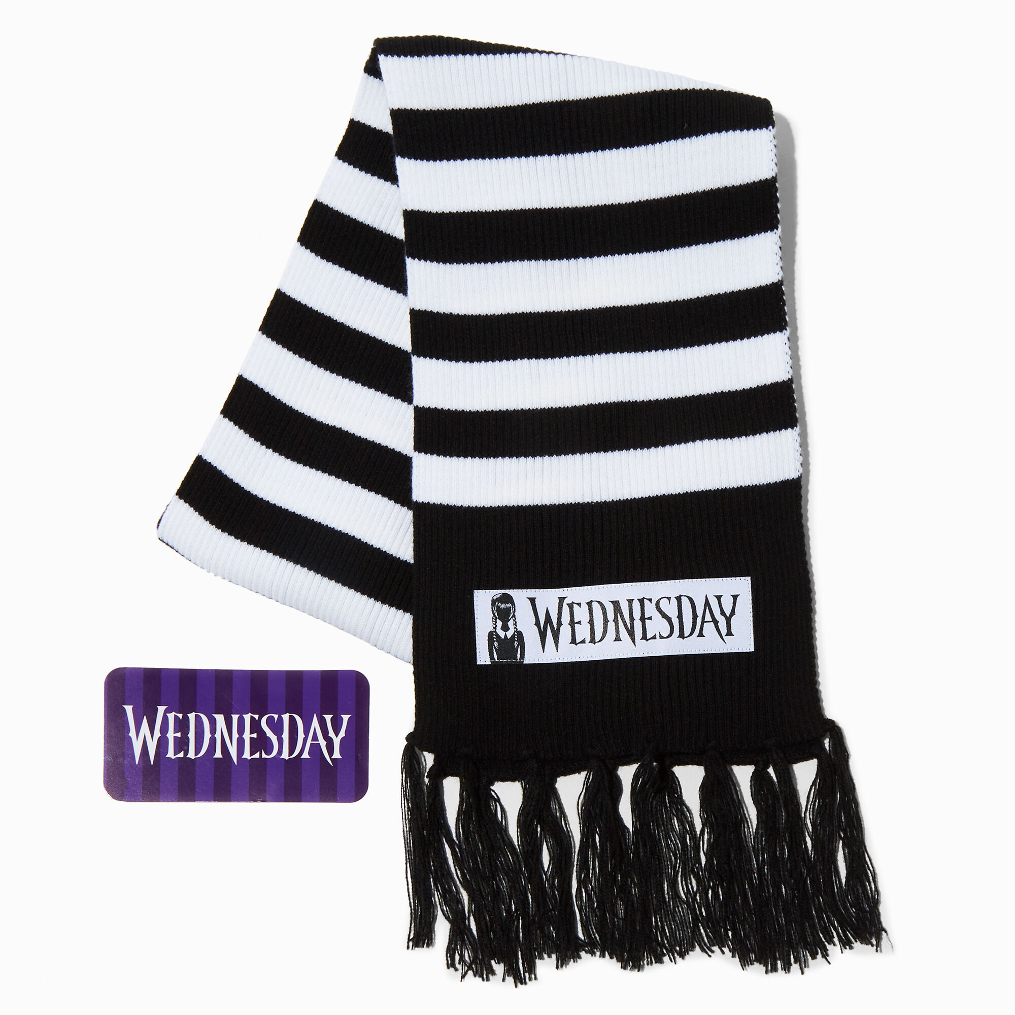 Claire's Wednesday™ Striped Scarf