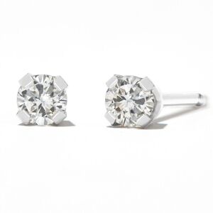 Claire's Round Diamond Stud Earrings 1/5 ct. tw. 14kt White Gold