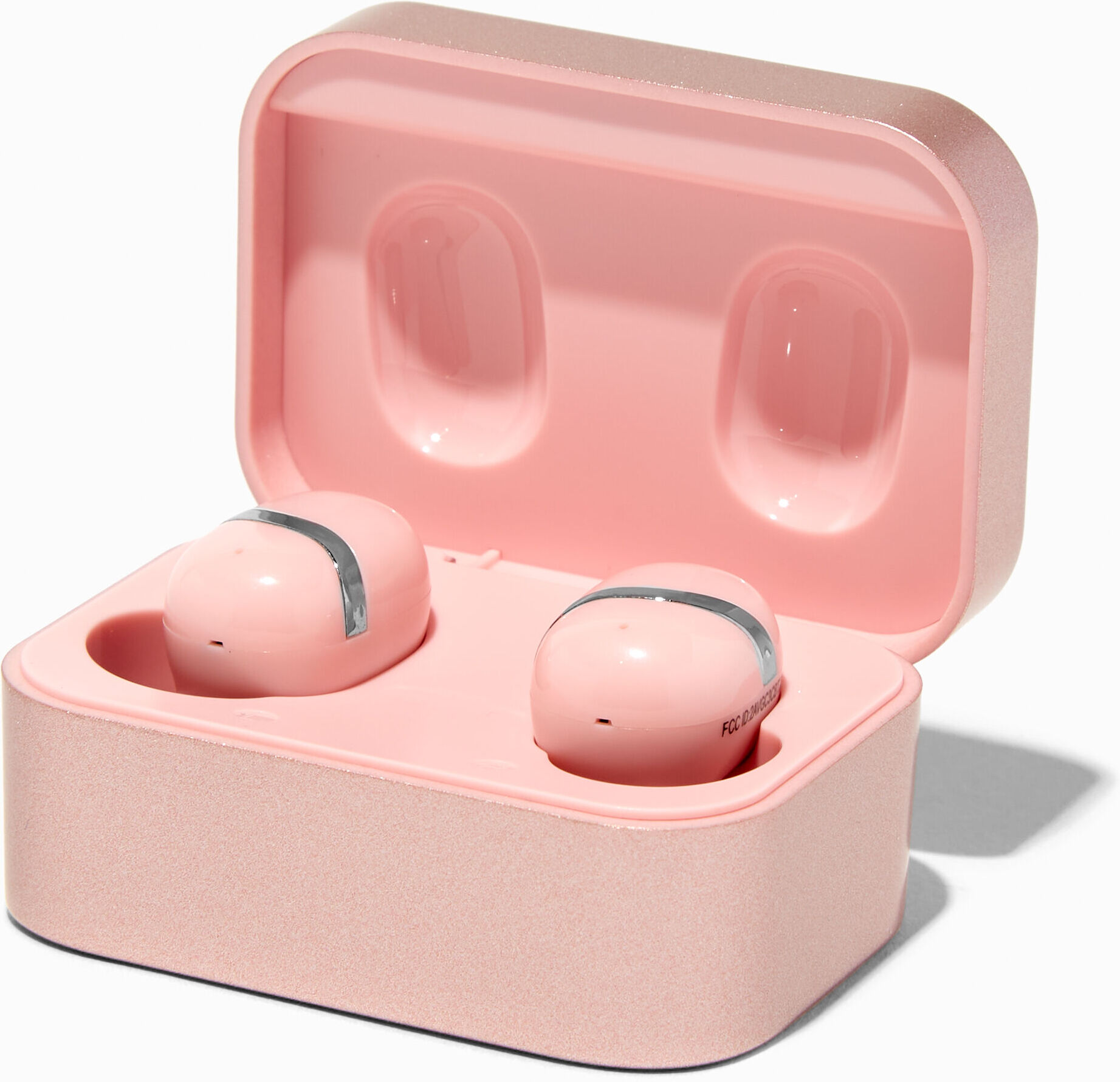 Claire's Wireless Earbuds in Case - Pink