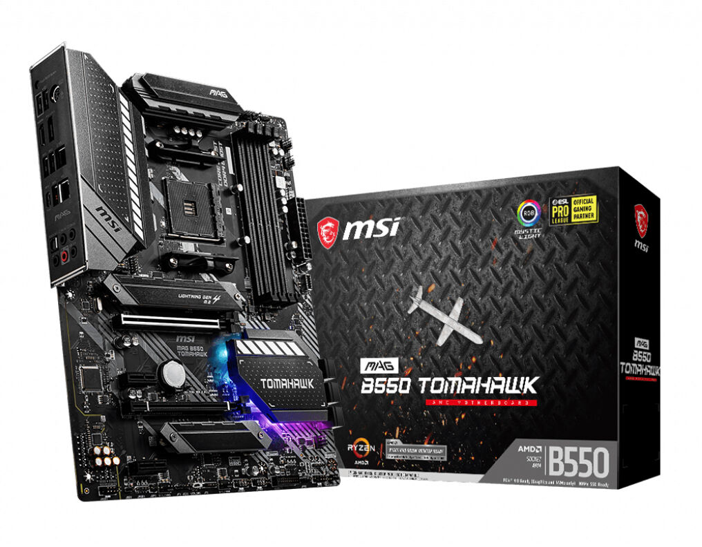 MSI MAG Tomahawk AMD B550 Socket AM4 ATX DDR4-SDRAM Motherboard
