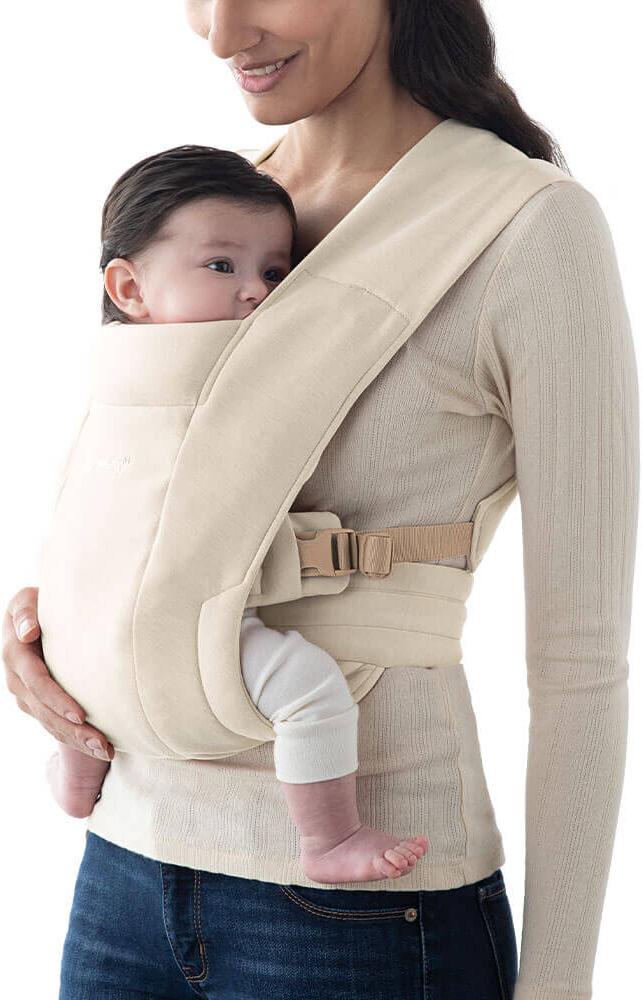 Ergobaby Embrace Newborn Carrier – Soft Knit: Cream