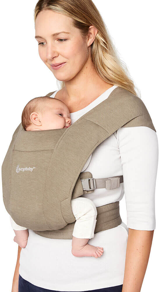 Ergobaby Embrace Newborn Carrier – Soft Knit: Soft Olive