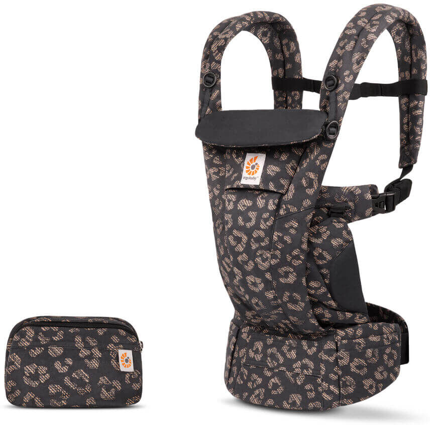 Ergobaby Omni Dream Baby Carrier – SoftTouch Cotton: Black Leopard