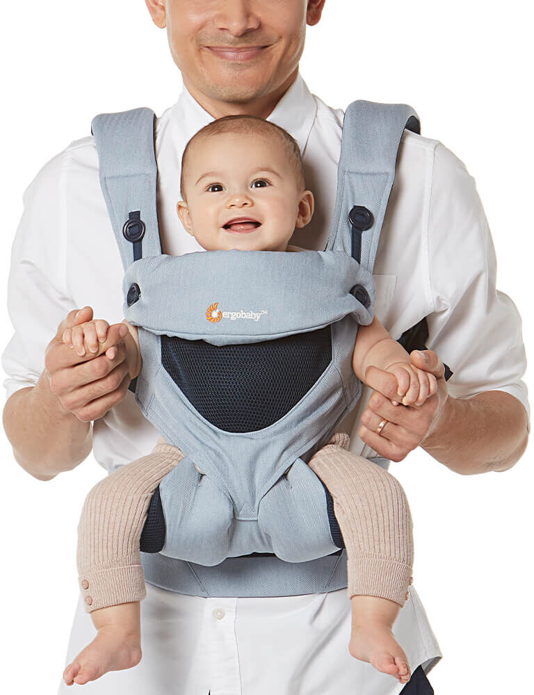 Ergobaby 360 Baby Carrier – Mesh: Chambray