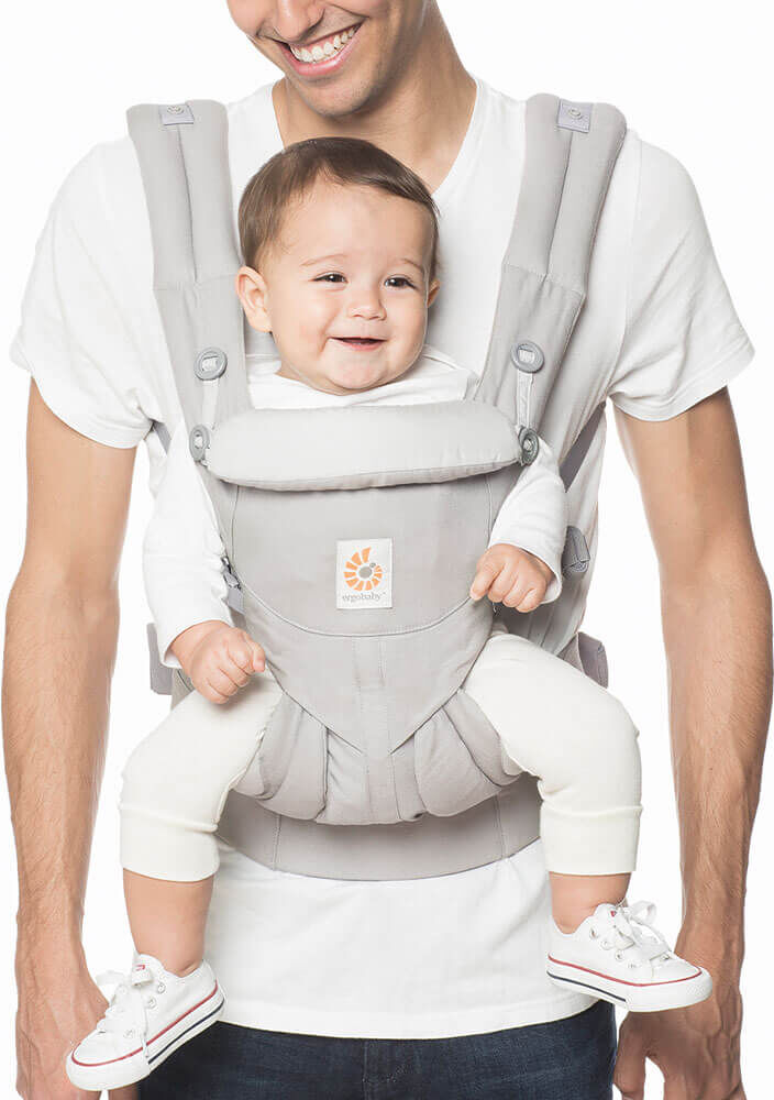 Ergobaby OMNI 360 Baby Carrier – Cotton: Pearl Grey