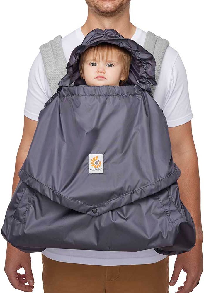 Ergobaby Rain and Wind Carrier Cover: Charcoal